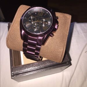 MICHAEL KORS Plum Bradshaw Watch