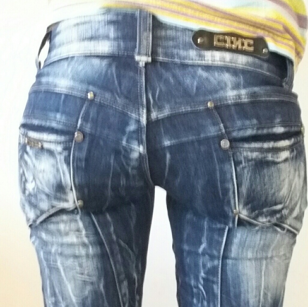 Exclusive color low waisted jeans xs