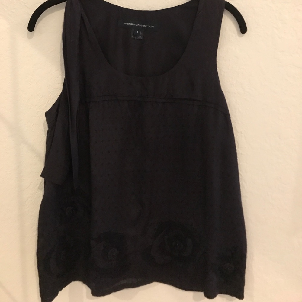 French connection beautiful black blouse