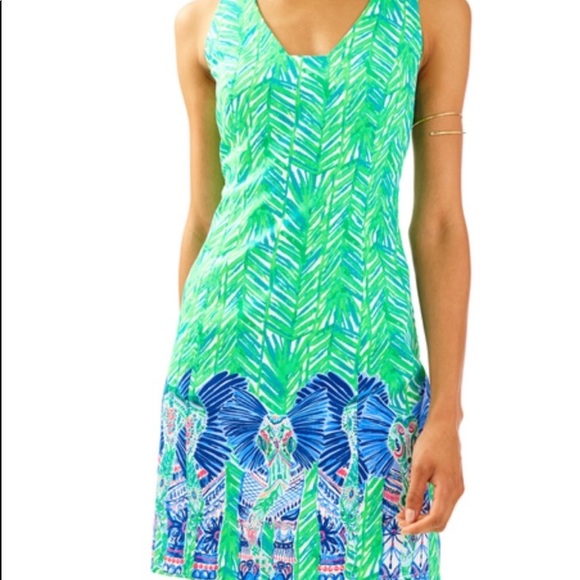 Lilly Pulitzer Tandie Shift Dress Costa Verde - Picture 1 of 3