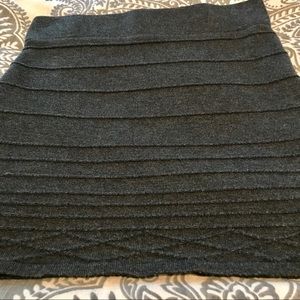 🔥Cozy Gray Knit Bodycon Mini Skirt
