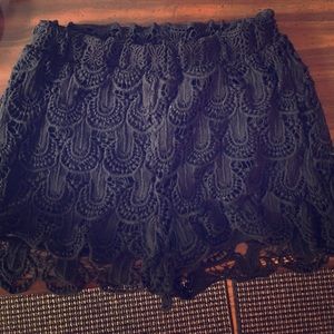 Lace shorts