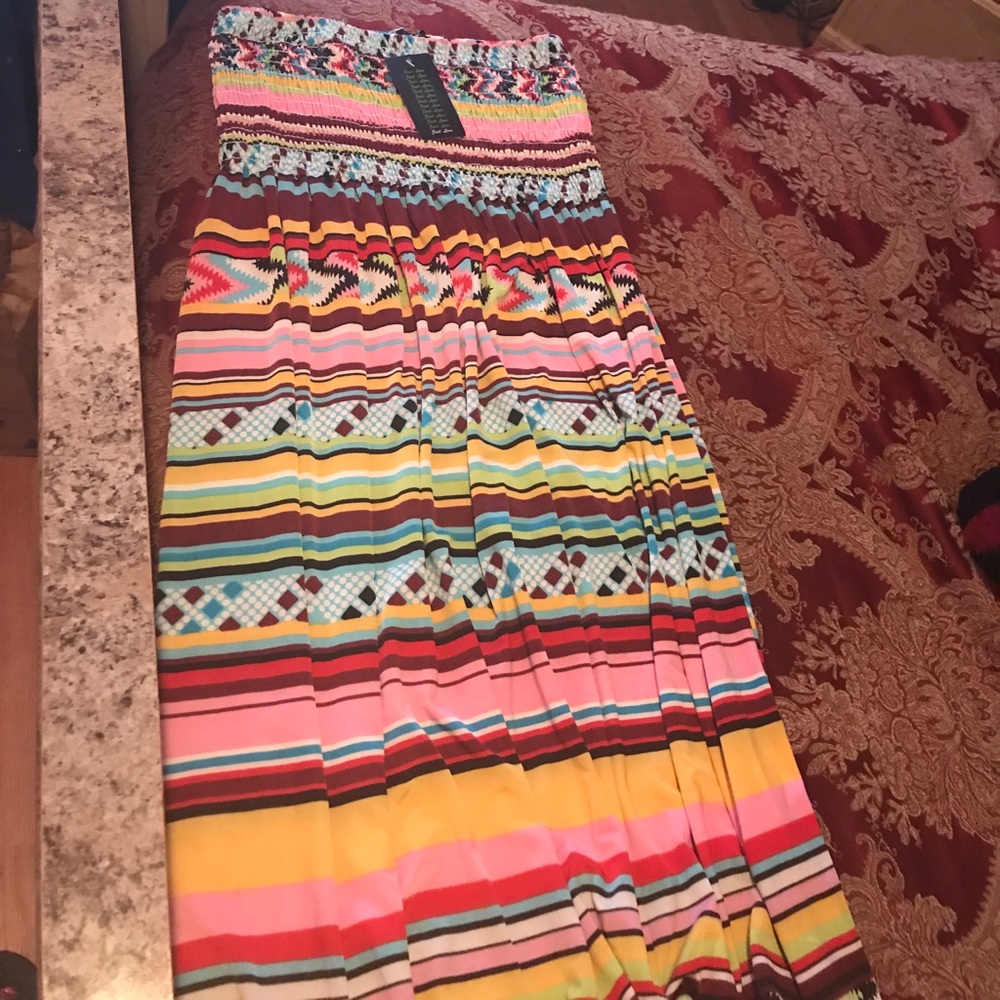 Tube top dress