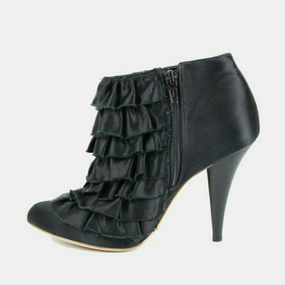BCBGMaxAzria Shoes - BCBGMAXAZRIA Colly Ruffle Booties
