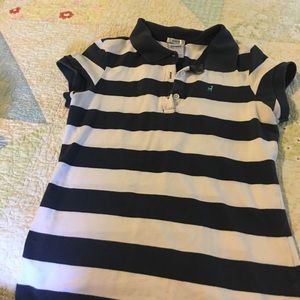 Stepped collared shirt