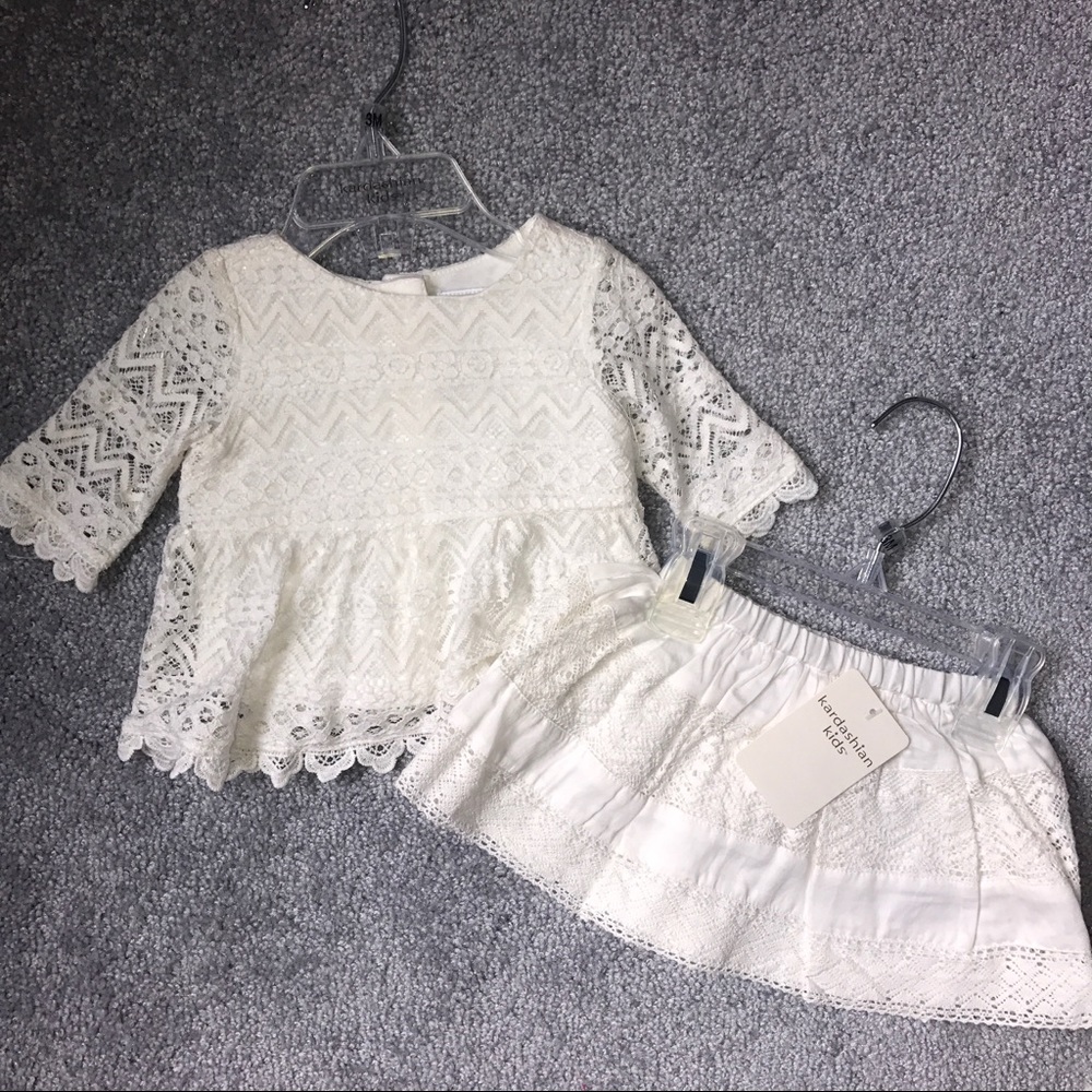 Kardashian kids two piece outfit