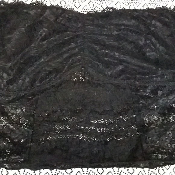 Intimately Free People Black Lace Bra Crop Top NWT - Picture 2 of 8