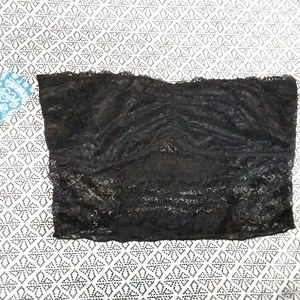 Intimately Free People Black Lace Bra Crop Top NWT