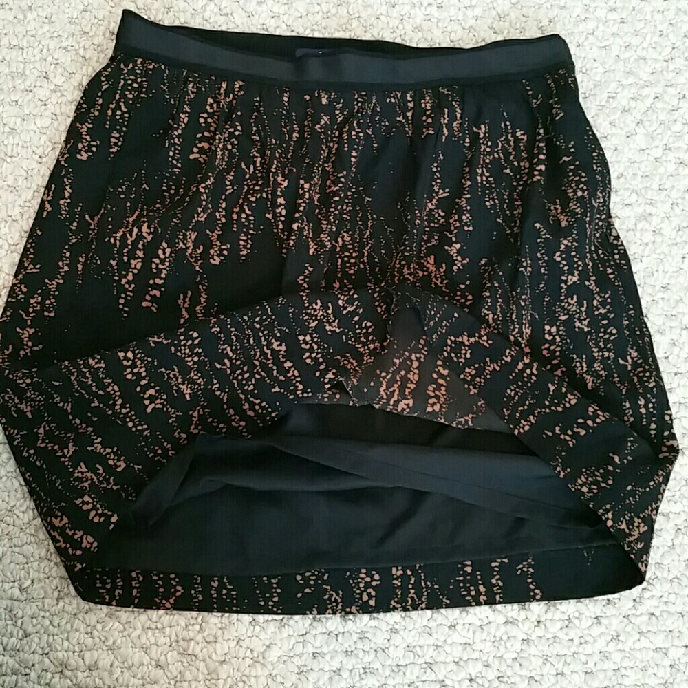 DONATED!GAP NEW WITH TAGS!! Black and brown skirt! - Picture 6 of 8