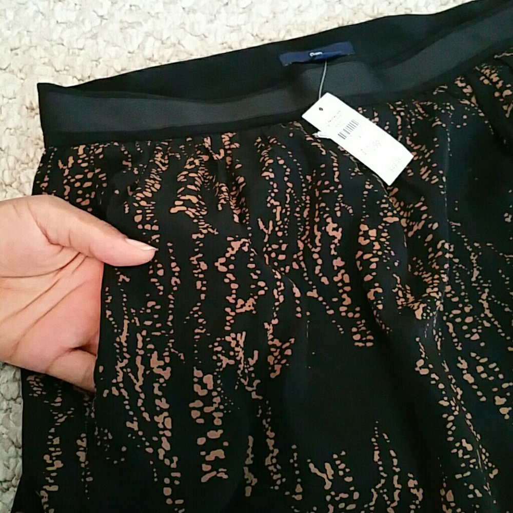 DONATED!GAP NEW WITH TAGS!! Black and brown skirt! - Picture 8 of 8