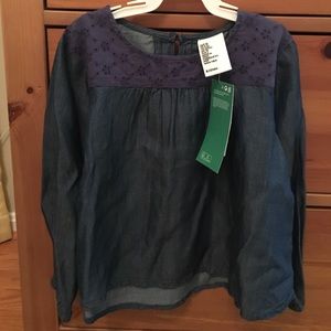 Girls Pretty HM 2-3 year long sleeve blouse