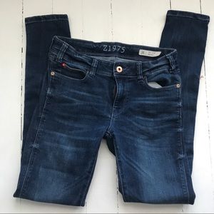 Zara mid rise skinny jeans