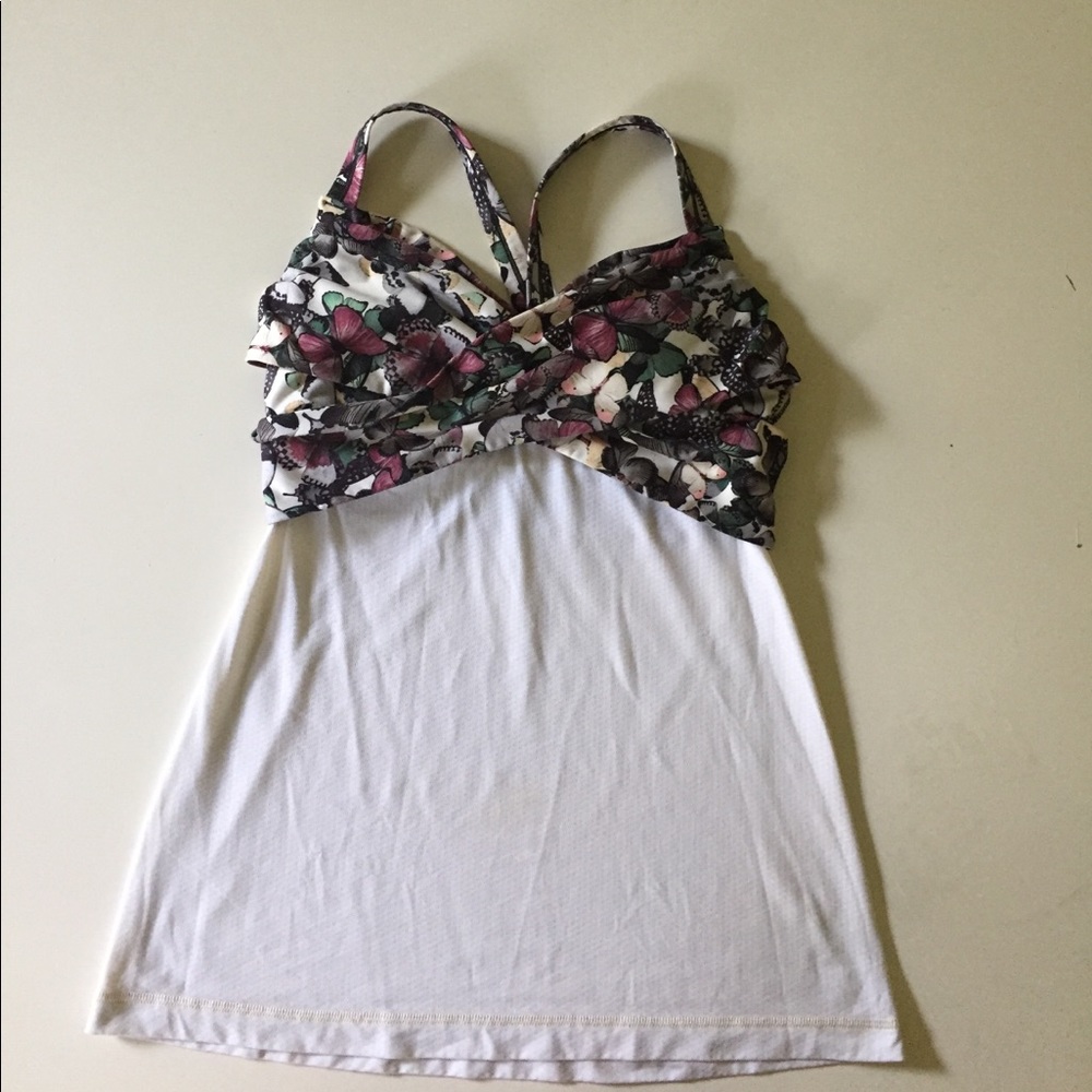 Lululemon Butterfly Wrap Tank