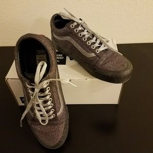 Anthracite Glitter Vans/ Opening Ceremony Sneakers