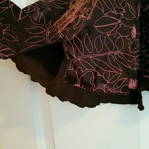 Donated! NEW WITH TAGS! Brown and pink skirt! - Picture 3 of 8