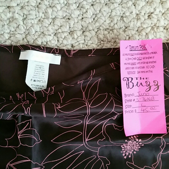 Donated! NEW WITH TAGS! Brown and pink skirt! - Picture 4 of 8