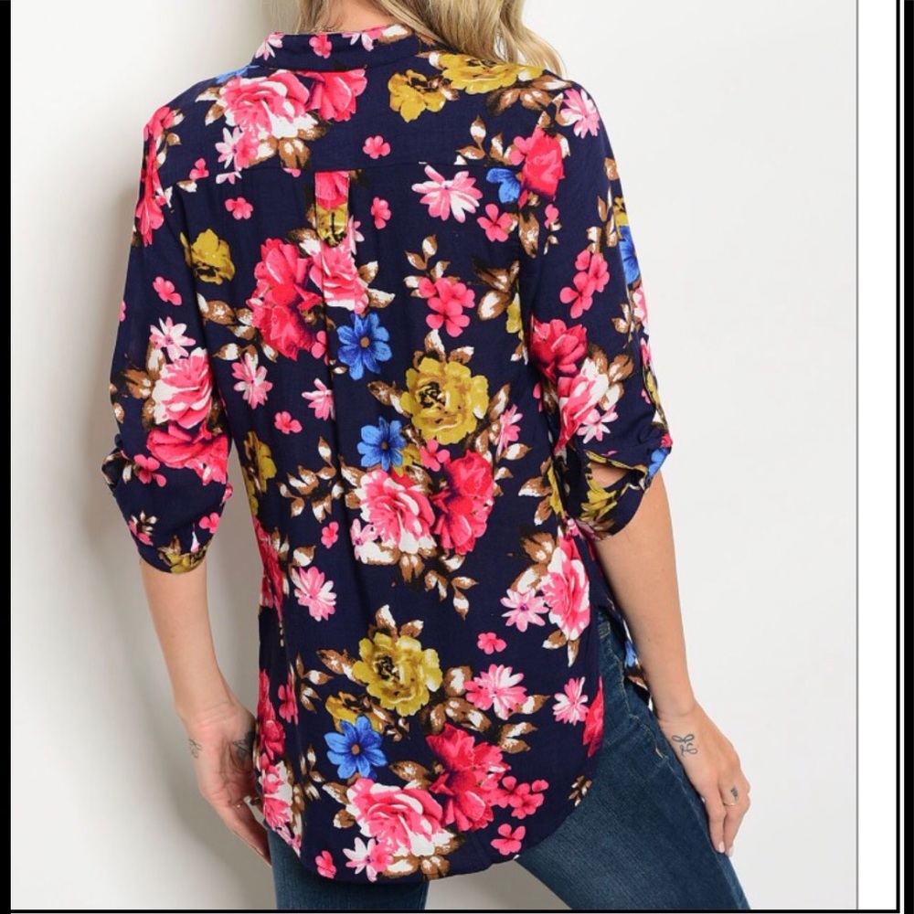 Clearance Floral Blouse - Picture 3 of 7
