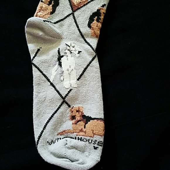 1 left NEW Airedale Terrier socks - Picture 6 of 6