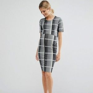 ASOS MATERNITY nursing bodycon dress