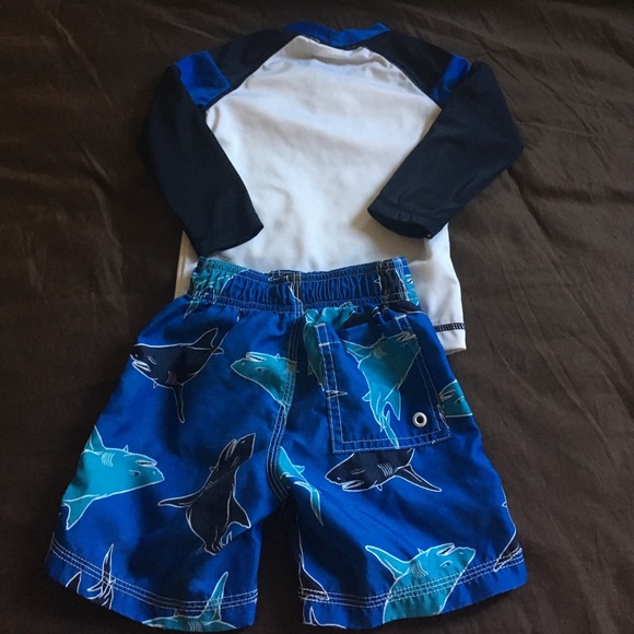 Rashguard and Swim Trunks Set - Picture 2 of 4