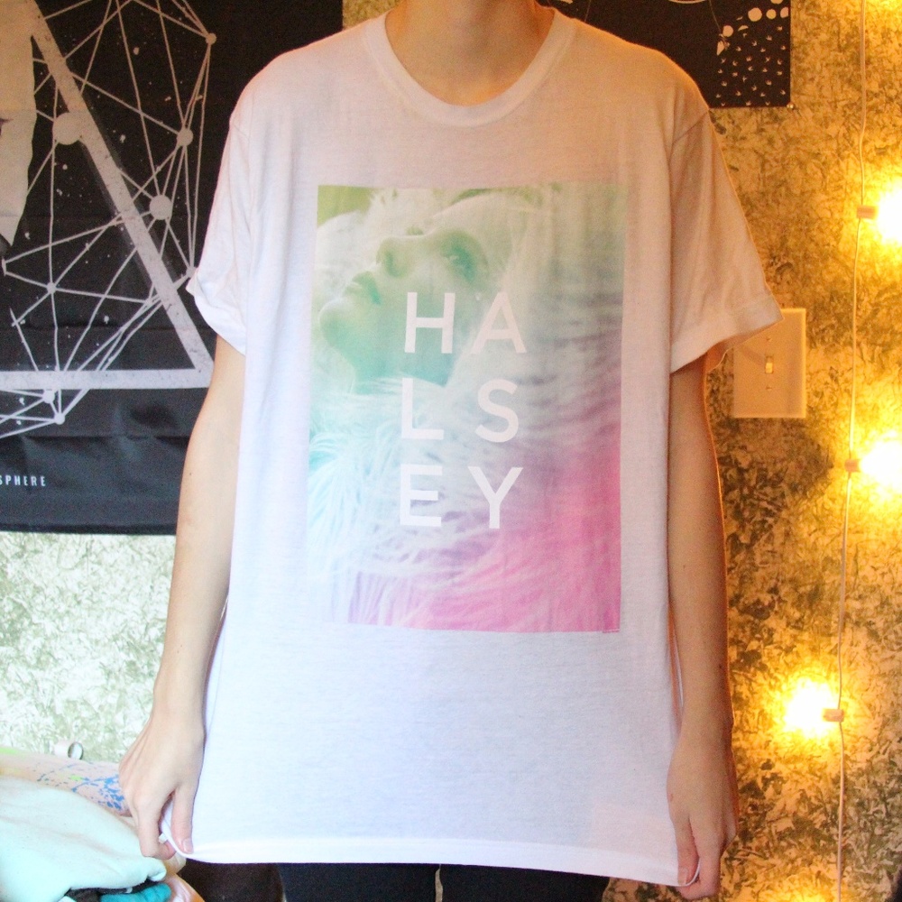 Halsey Pastel Photo Shirt