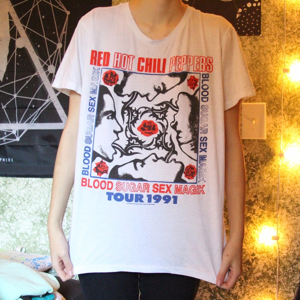 Red Hot Chili Peppers 1991 Tour Shirt, NOT Vintage