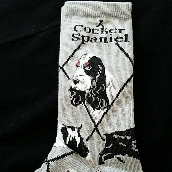 Only 1 left🐶NEW Cocker Spaniel socks - Picture 2 of 6
