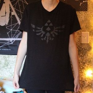 The Legend Of Zelda Black Hylian Crest Shirt