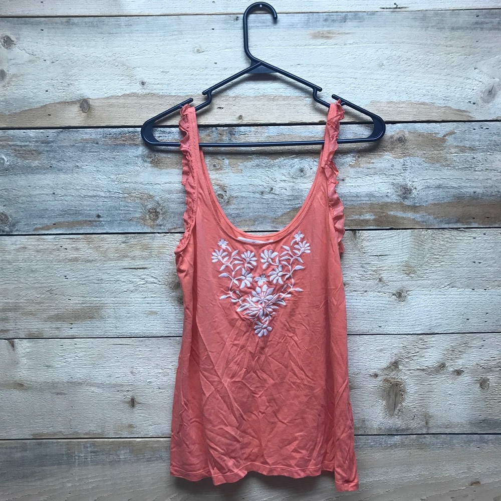 Coral A&F Tank Top