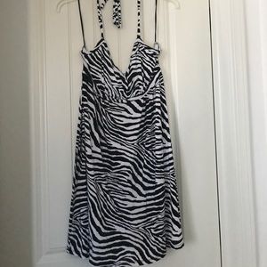 Express zebra dress