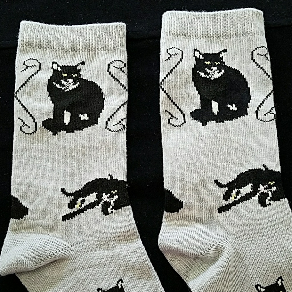 🐱 New BLACK CAT socks - Picture 3 of 7