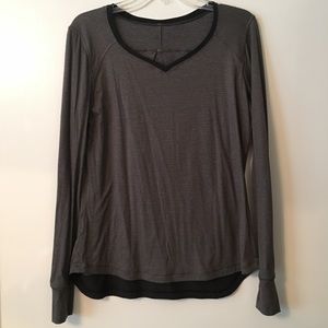 Gray Lululemon top