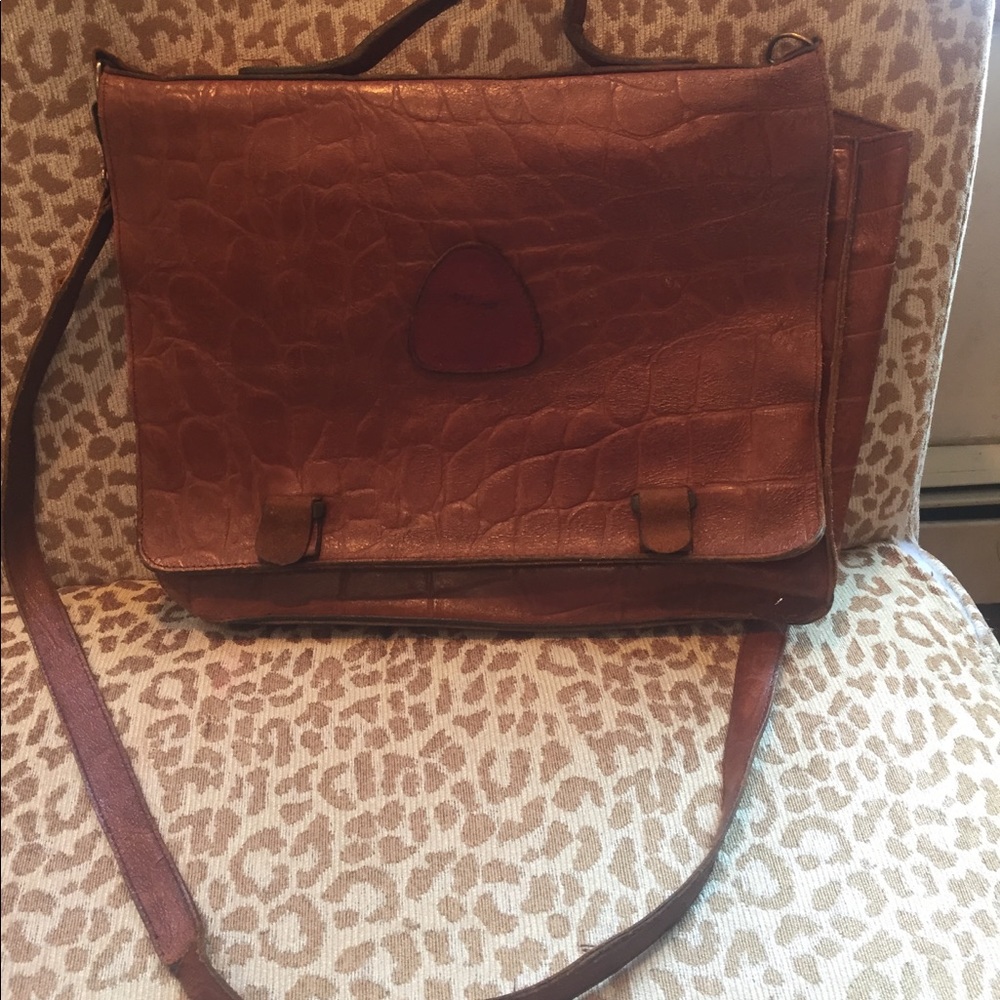 Amazing vintage Italian leather bag