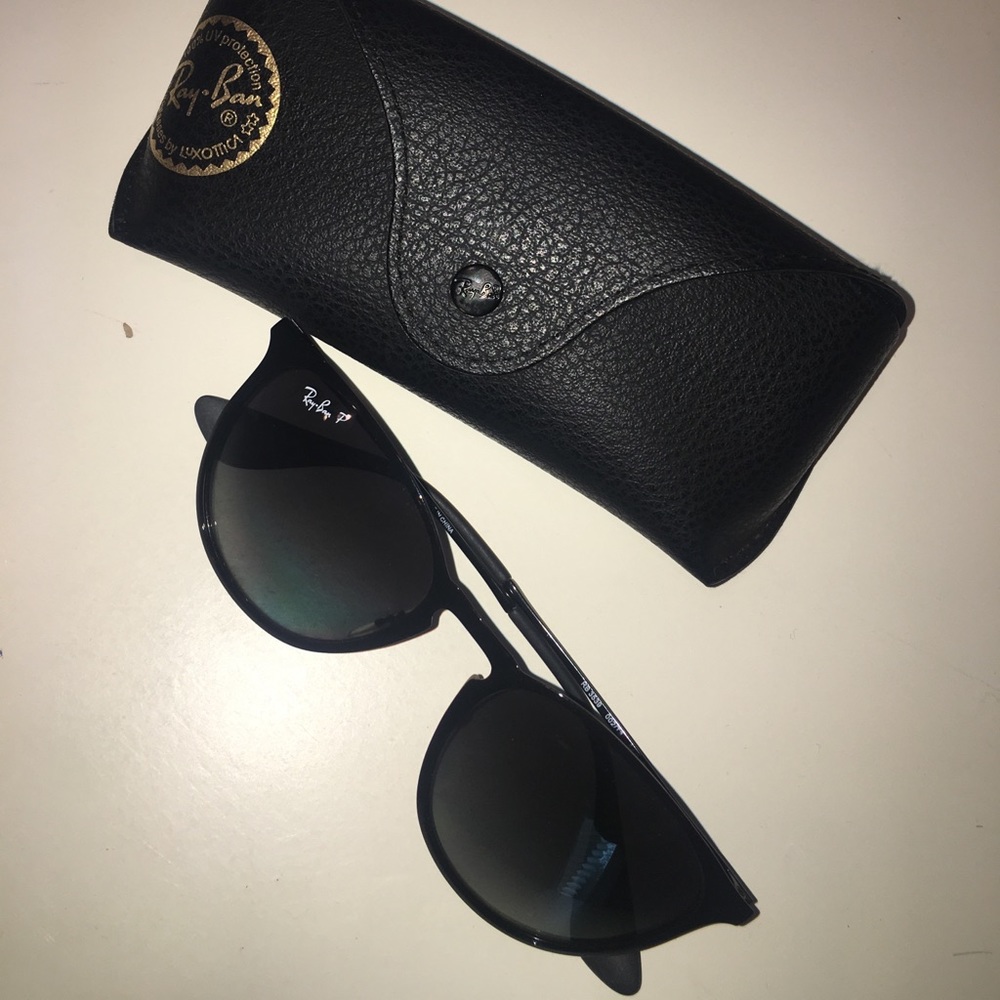 Original RayBan POLARIZED Black on Black
