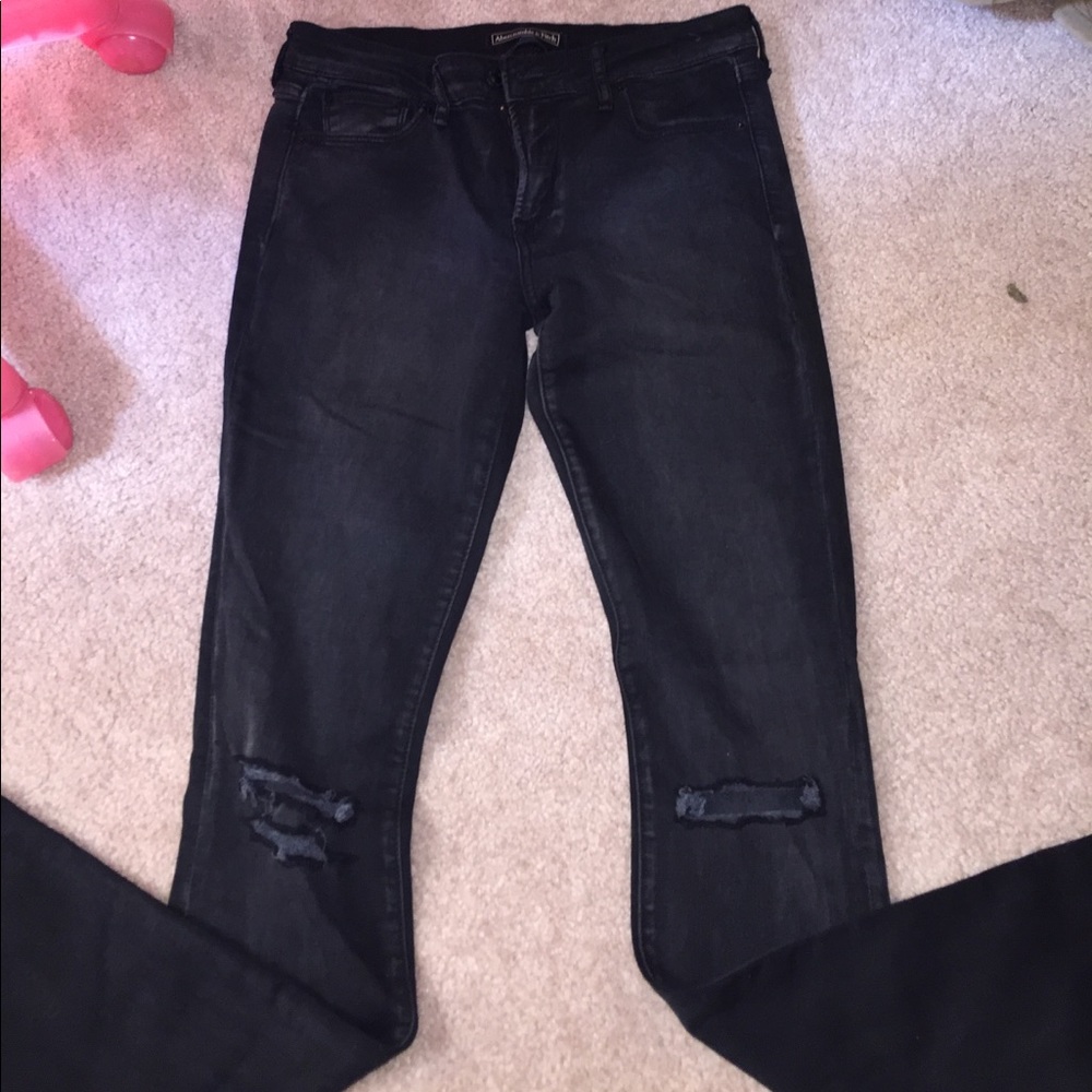 Black high wasted skinny jeans