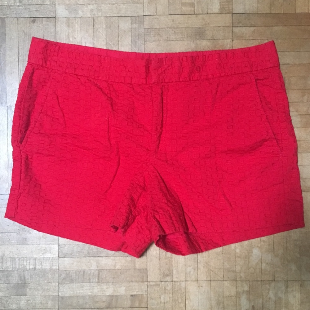 BANANA REPUBLIC| red shorts