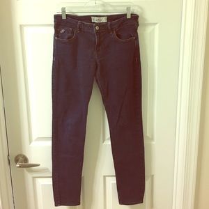 Hollister dark wash skinny jeans