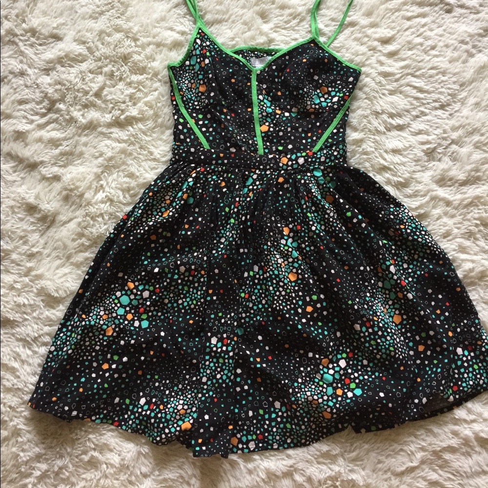 Galaxy cut out dress