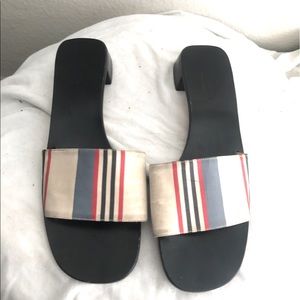 Kate Spade Leather Slides Sandals Made In Italy