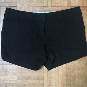 J. CREW| black chino shorts