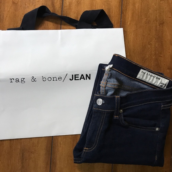 rag & bone Dark Wash Skinny denim jeans