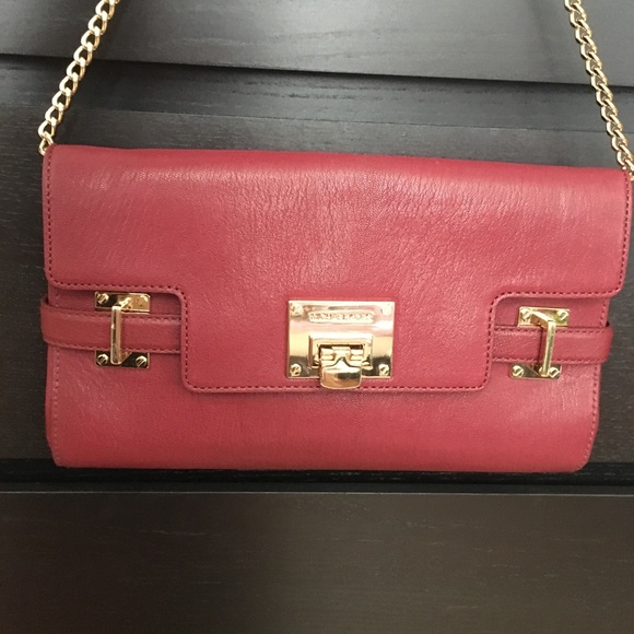 Michael Kors Burgundy Clutch Bag - Picture 3 of 8