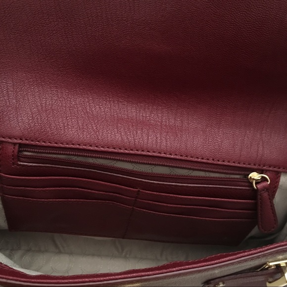 Michael Kors Burgundy Clutch Bag - Picture 4 of 8