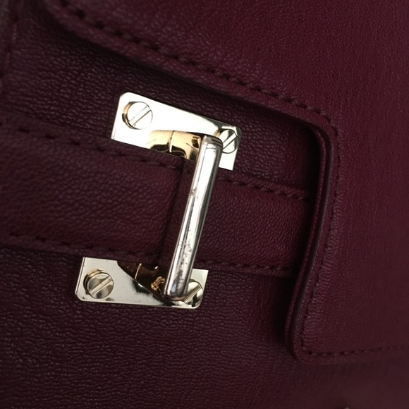Michael Kors Burgundy Clutch Bag - Picture 6 of 8