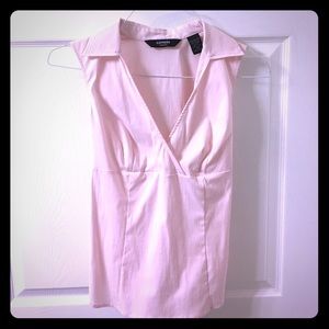 Blush pink professional blouse