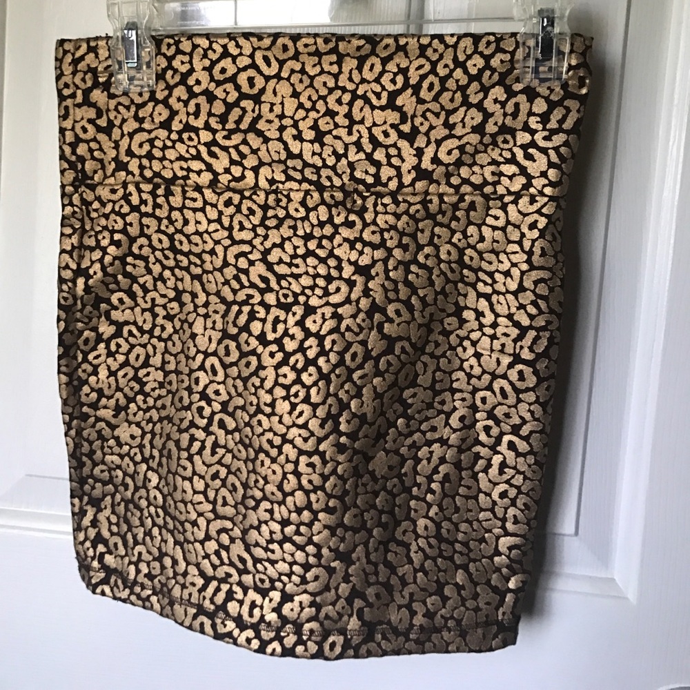 Cheetah pencil skirt