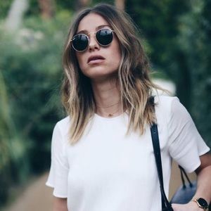 Ray Ban Polarized round metal classic sunglasses