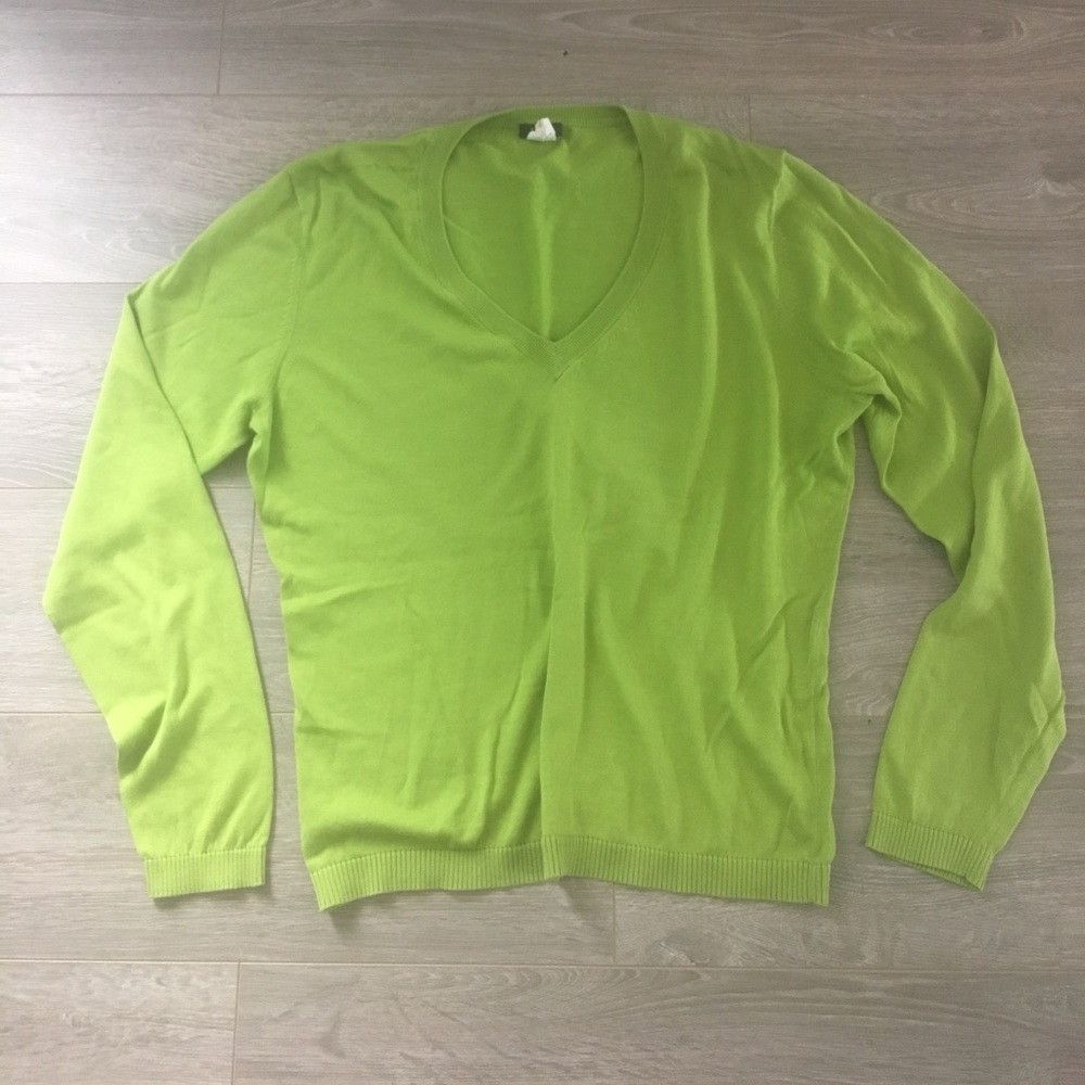 J. Crew Green Sweater