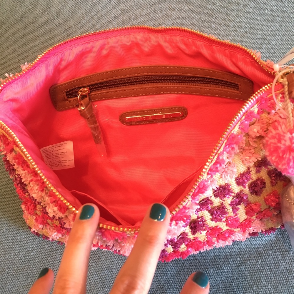 Steve Madden PINK straw wallet - Picture 8 of 8