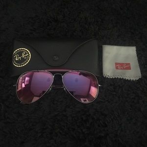 Ray-Ban Vintage Aviators - Purple Gradient